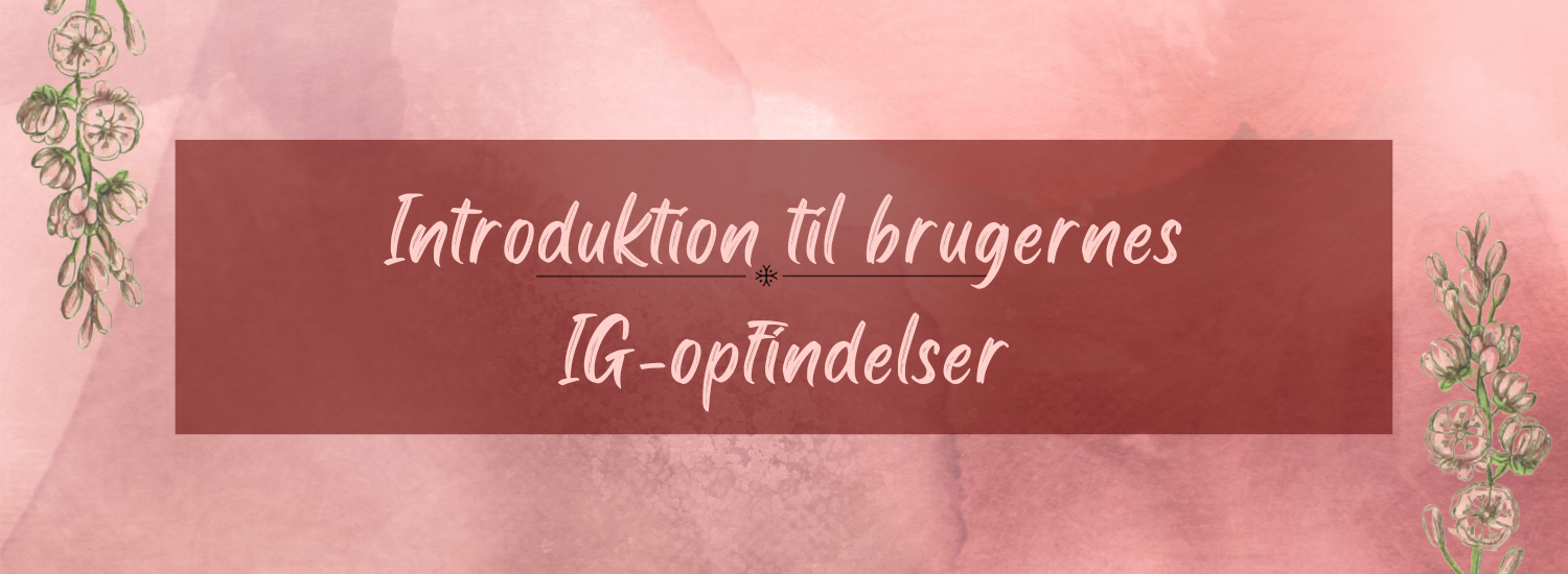 Introduktion til brugernes IG-opfindelser