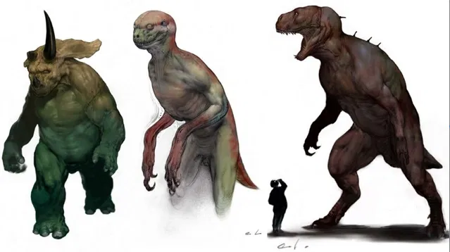 Human Dinosaur Hybrids