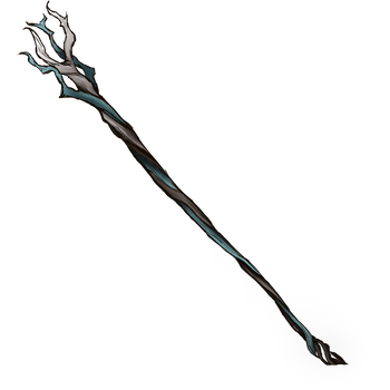 This gnarled staff is shrouded in magic and mystery. Bound to the forests of Eldathren through the fragment of ancient willow in its base