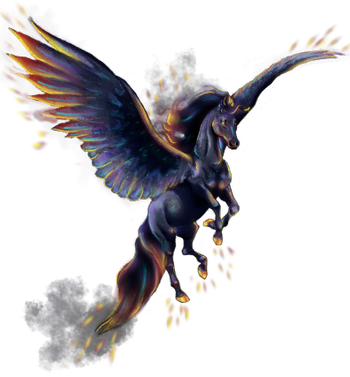 Winged Horse - A noble steed of both land and sky, you will not find a companion more brave nor loyal than the winged horse. 