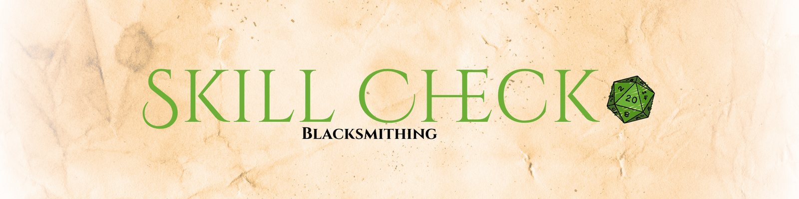[Blog] Skill Check: Blacksmithing