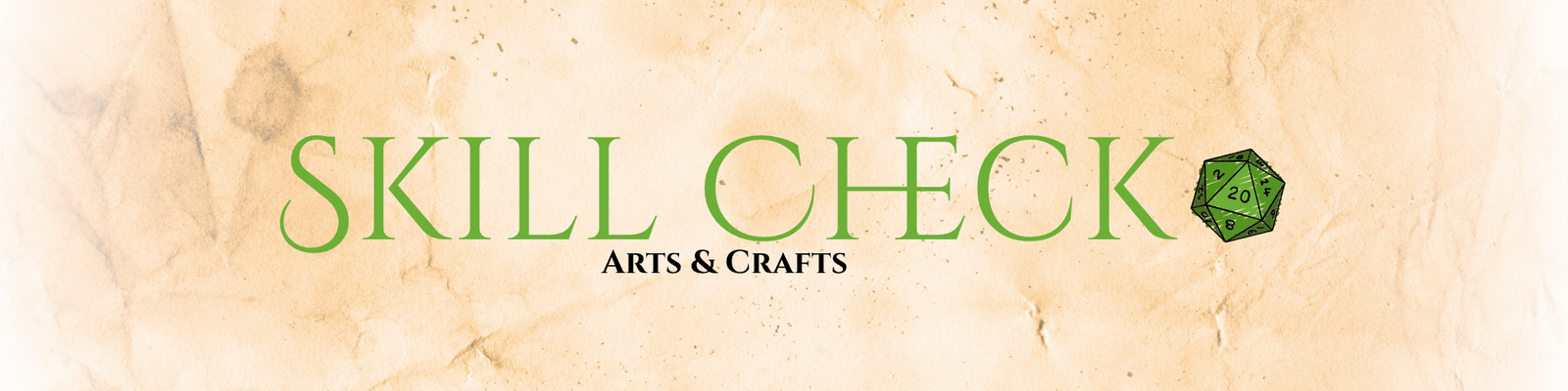 [Blog] Skill Check: Arts & Crafts