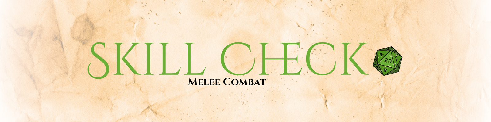 [Blog] Skill Check: Melee Combat