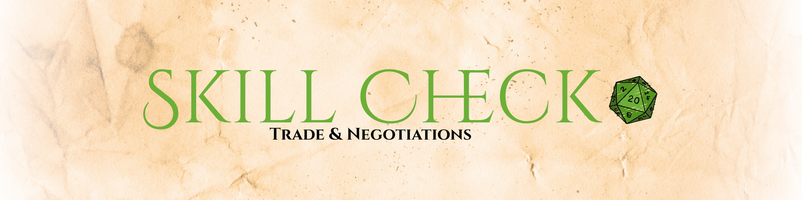 [Blog] Skill Check: Trade & Negotiations