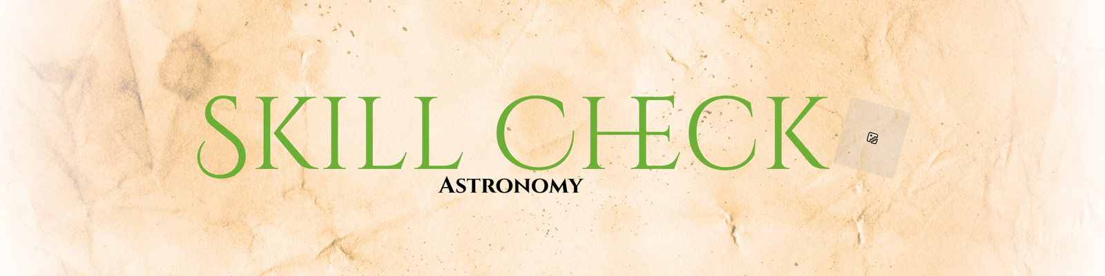[Blog] Skill Check: Astronomy