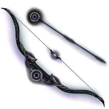 The Ender Bow is a mysterious relic of unknown origins that has continued to baffle scholars through the ages. Boasting the quickest draw of any longbow in existence, the Ender Bow is not only capable of firing in rapid succession but also hurling projectiles at such speed they tear a hole through the fabric of reality