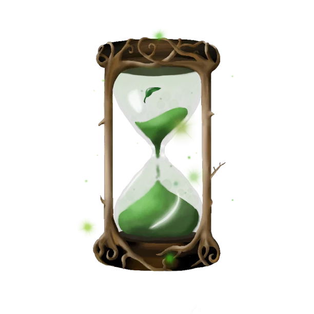 This timepiece was first bestowed by the Leshen Lord of the Forest, Asmundis, with the ability to slow down one's deterioration for a lengthy period of time. It provided sustenance to weary adventurers who traversed through endless barren lands, unable to satisfy their hunger or quench their thirst. 