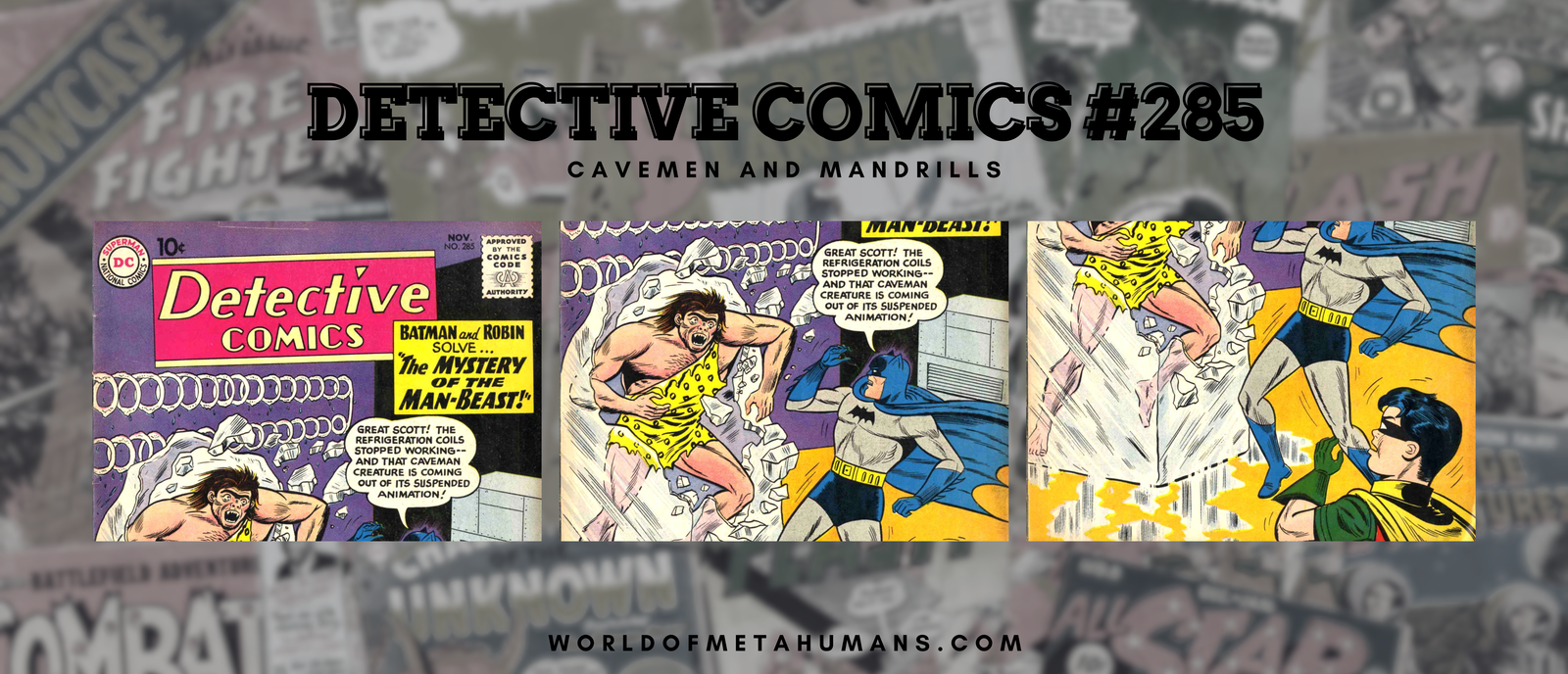 Detective Comics #285: Cavemen and Mandrills