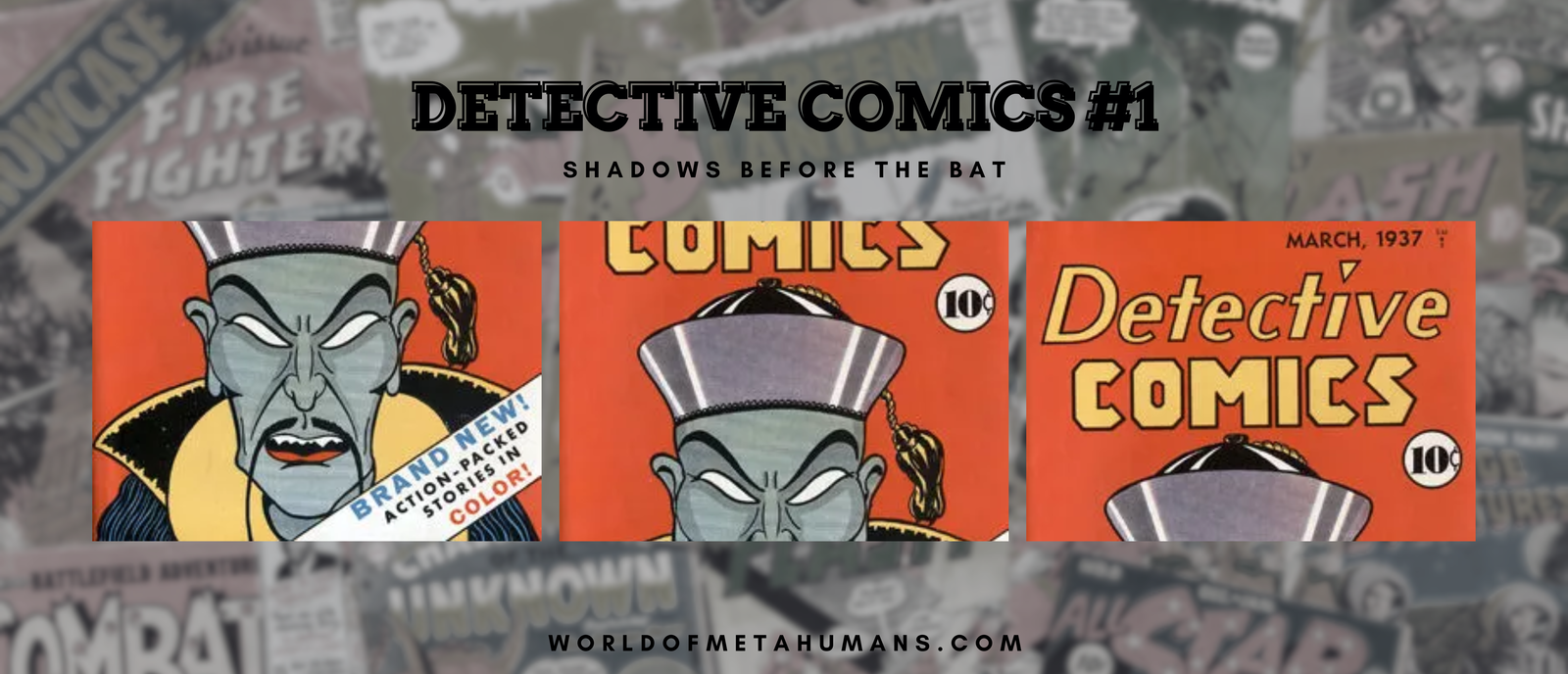Detective Comics #1 : Shadows Before the Bat