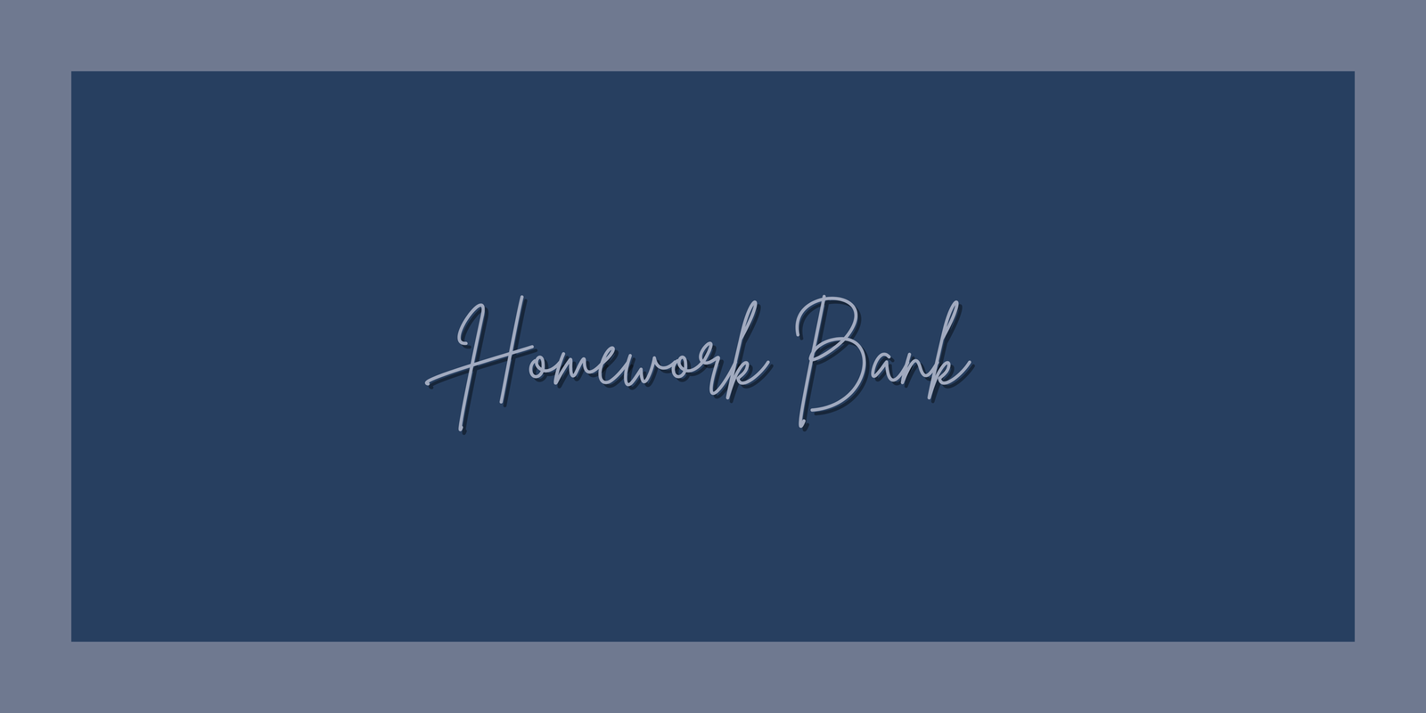 Homework Bank #045