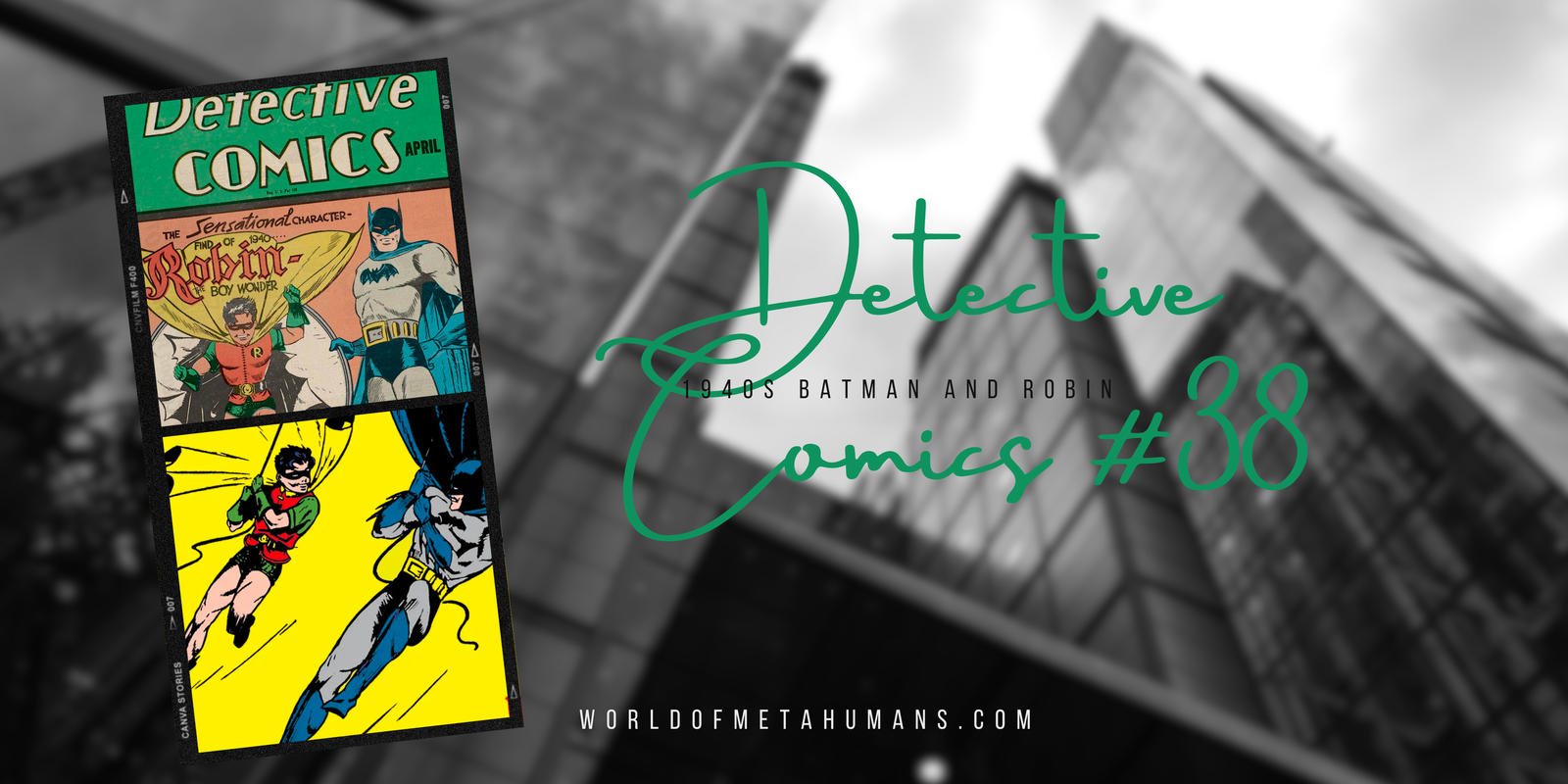 Detective Comics #38: 1940's Batman and Robin