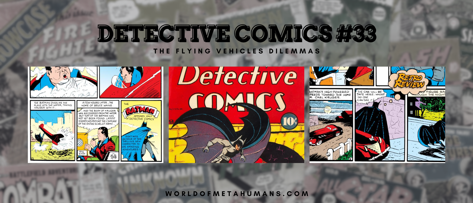 Detective Comics #33: The Flying Vehicles Dilemmas