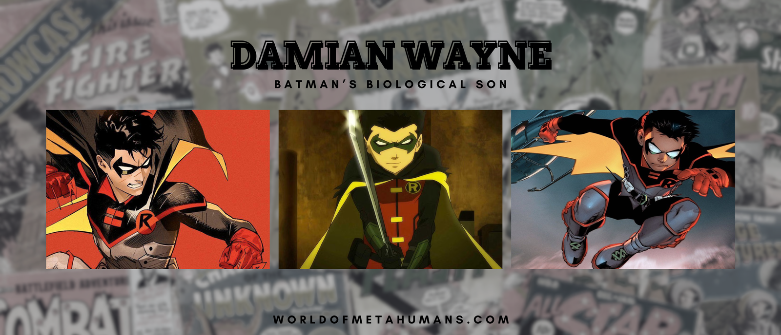 Damian Wayne: Batman's Biological Son