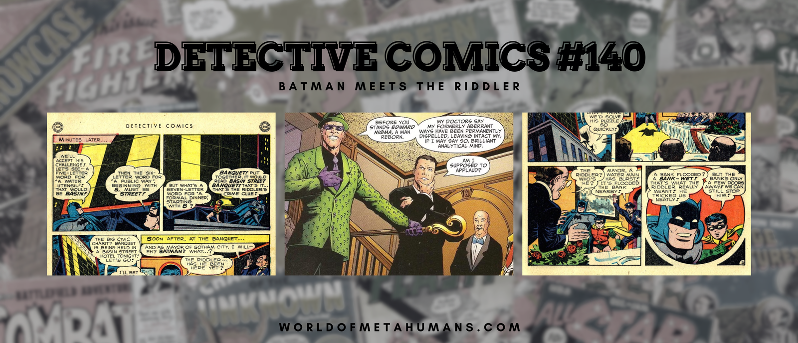 Detective Comics #140: Batman meets the Riddler