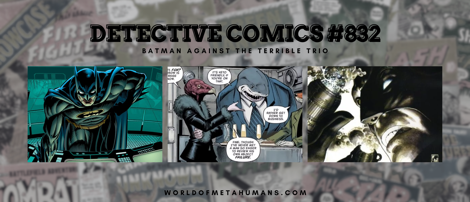 Detective Comics #832: Batman Against The Terrible Trio