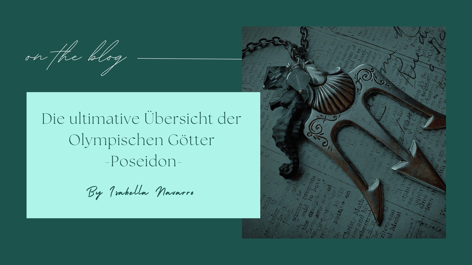 Die ultimative Übersicht der Olympischen Götter #2 - Poseidon