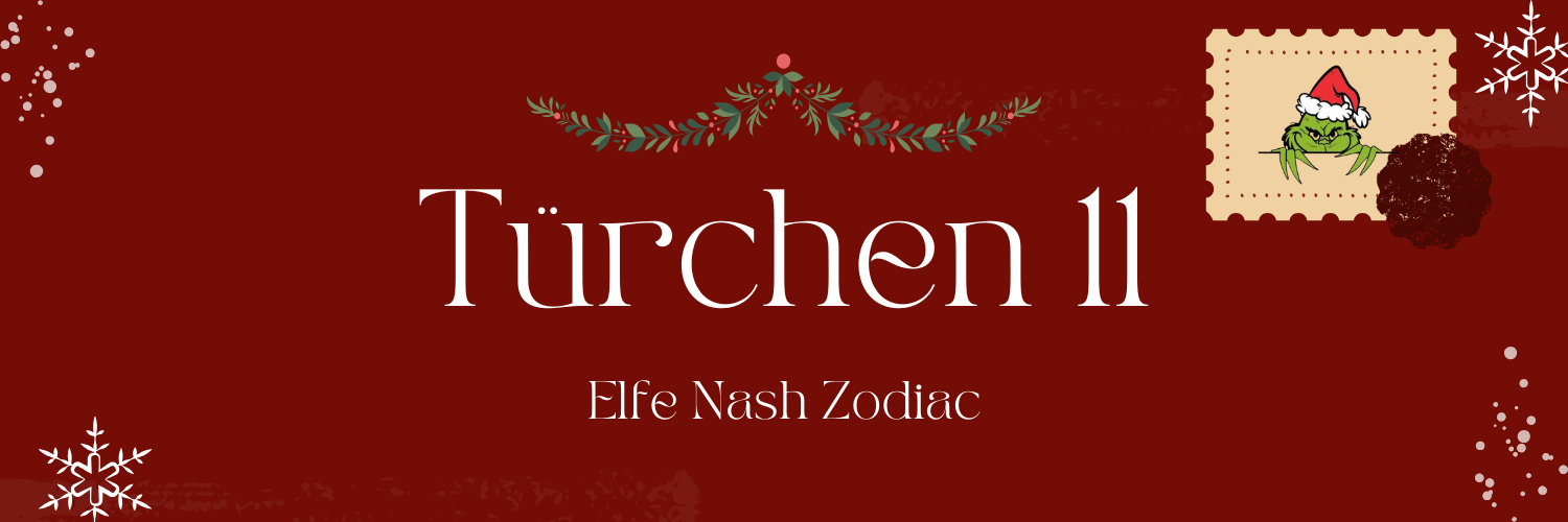 Adventskalender Türchen 11 - Nash Zodiac