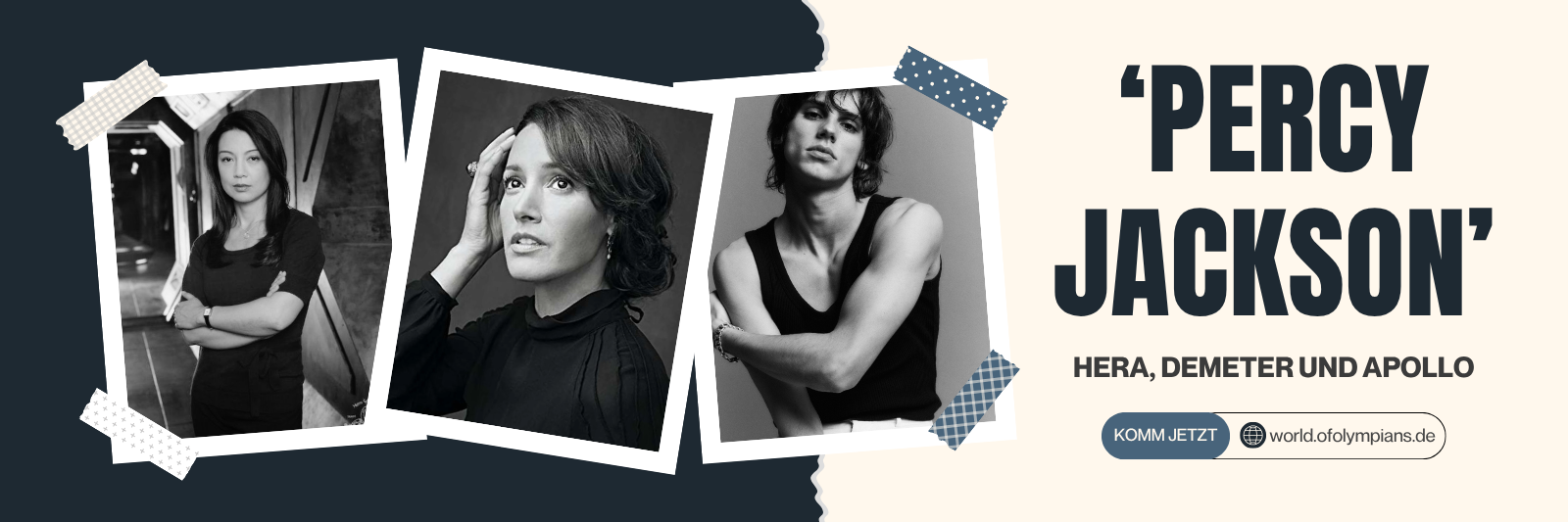 Percy Jackson - Cast für Hera, Demeter und Apollo