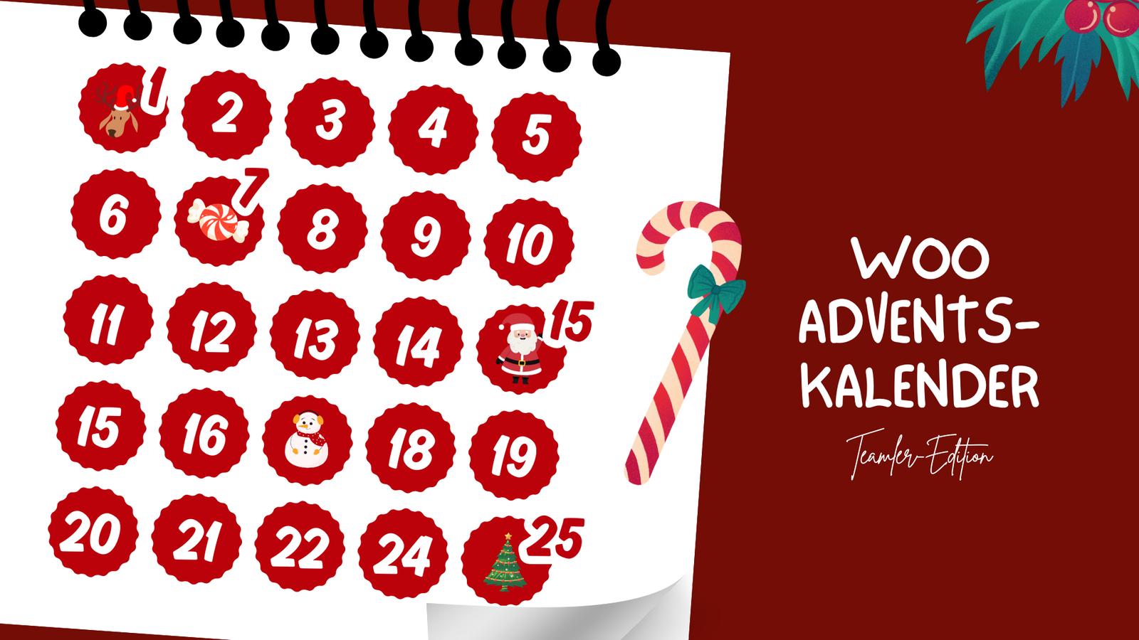 Adventskalender 1. Advent - SoMe Team