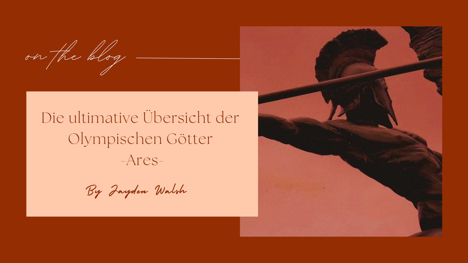 Die ultimative Übersicht der Olympischen Götter #7 - Ares