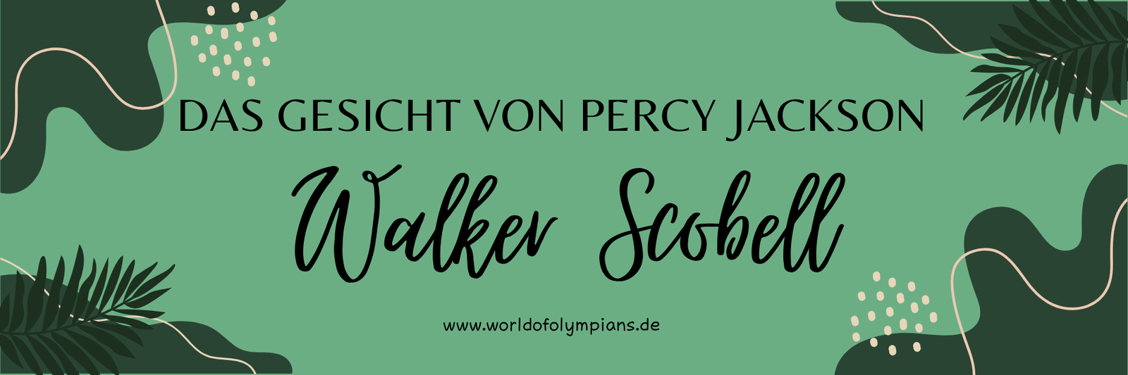 Das Gesicht von Percy Jackson - Walker Scobell