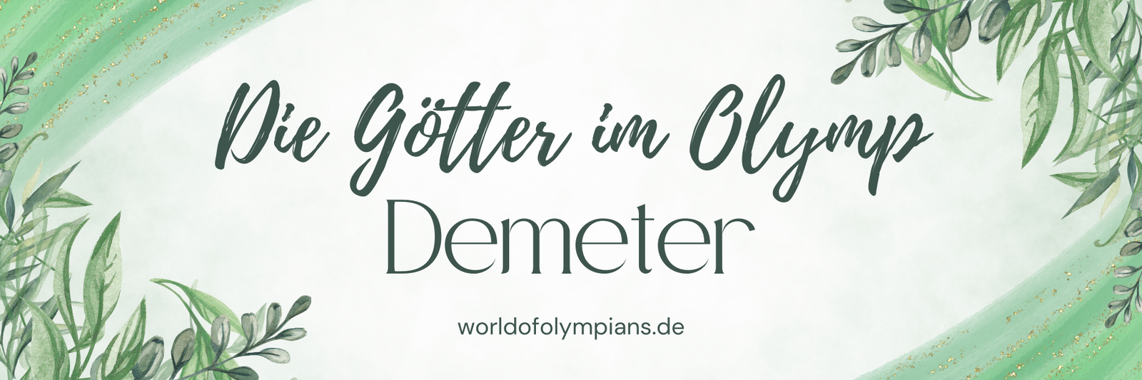 Die Götter im Olymp: Demeter