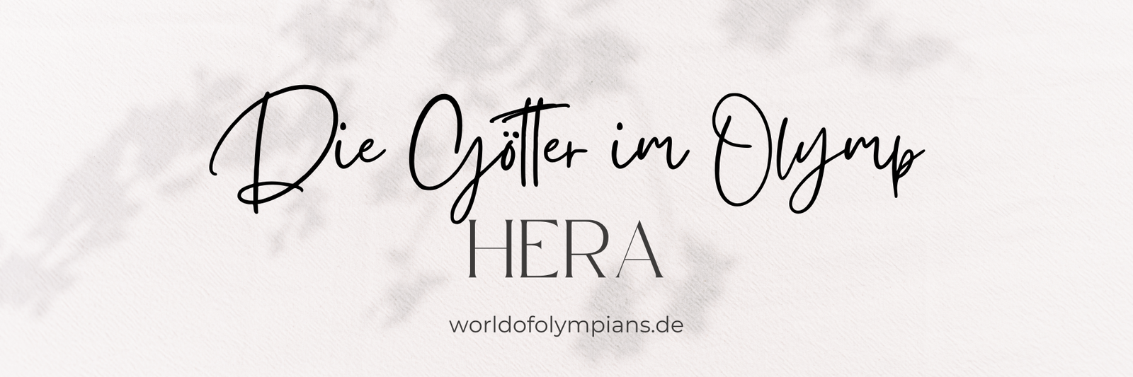 Die Götter im Olymp: Hera