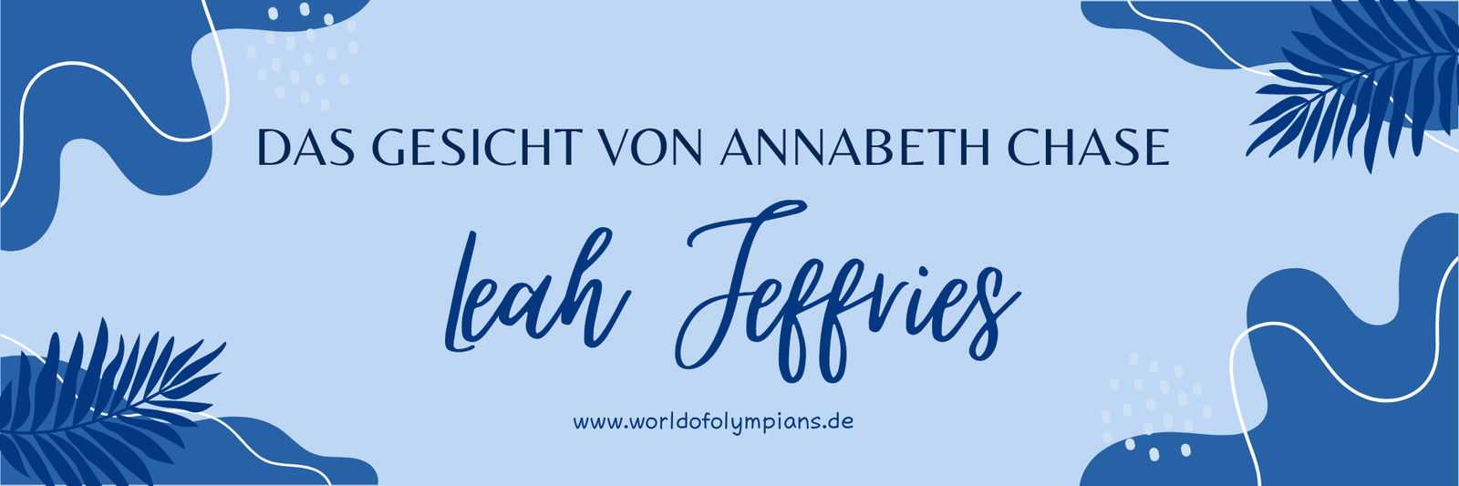 Das Gesicht von Annabeth Chase - Leah Jeffries