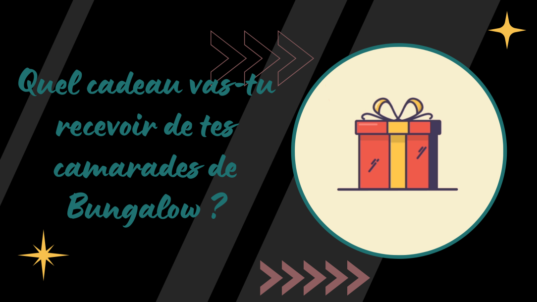 TEST : Quel cadeau vas-tu recevoir de tes camarades de Bungalow ?